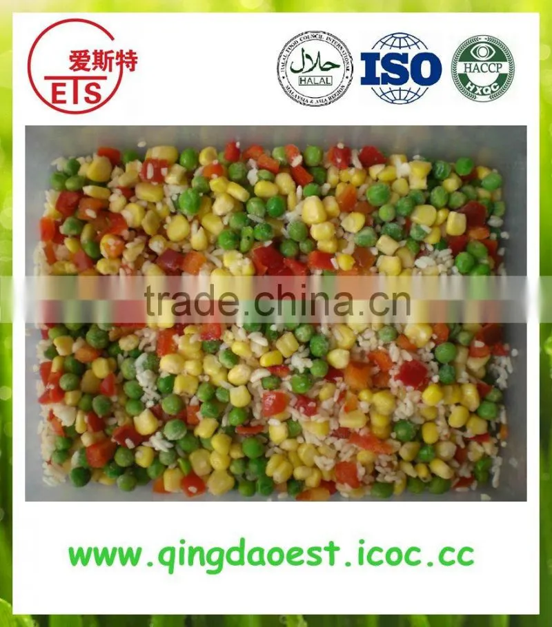 For export BULK Best quality Chinese frozen mixed vegetables