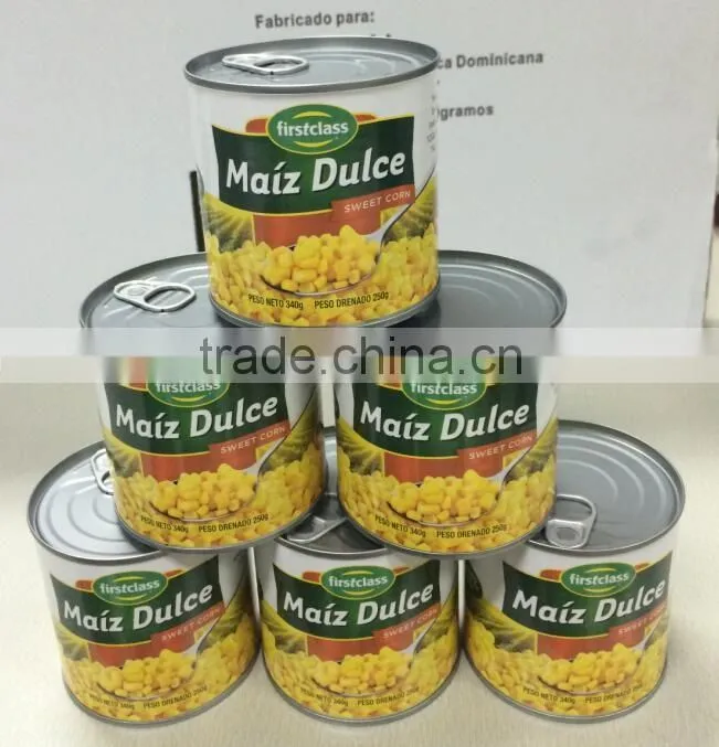 3000g Good quality canned sweet corn kernel