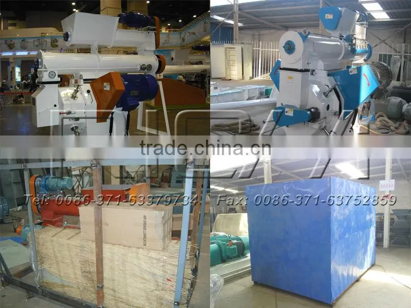 CE Certificate Ring Die 3-5 T/H Poultry Feed Pellet Production Machine / Pellet Making Machine