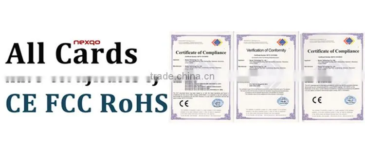 Cool Free design RFID NFC rubber business card