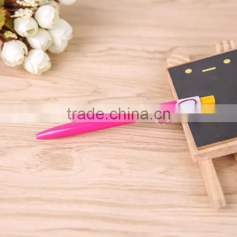 rainbow pen,cartoon lovely plastic ball pen