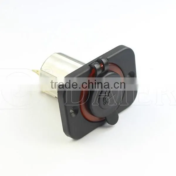 Tent One Hole Mounted USB Female Car Cigarette Lighter Socket