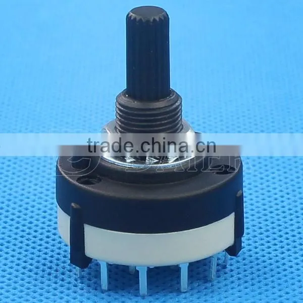 2 ~ 12 position Rotary Switch with PCB terminals