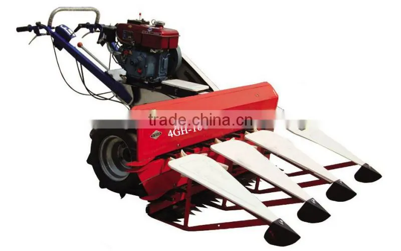 Professional mini rice reaper with chair, rice reaper
