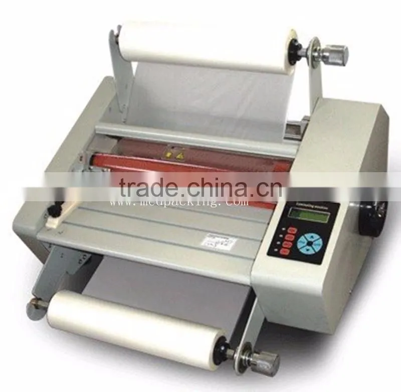 Semi-automatic Cold and Hot Roll Laminating Machine,DC-380 photo hot Laminator machine