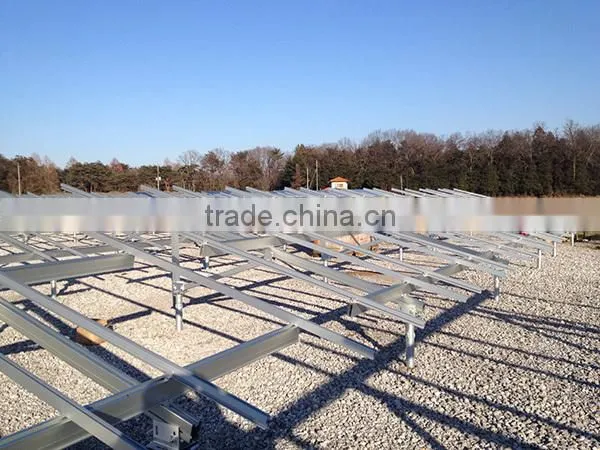 2016 new product aluminum solar ground mounting system