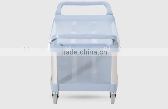 3 shelves hotel plastic food trolley cart CAR00002