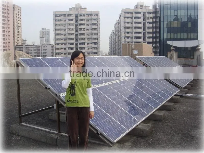 250W Mono silicon solar module /275watt solar panel with outlet/300W solar module with outlet