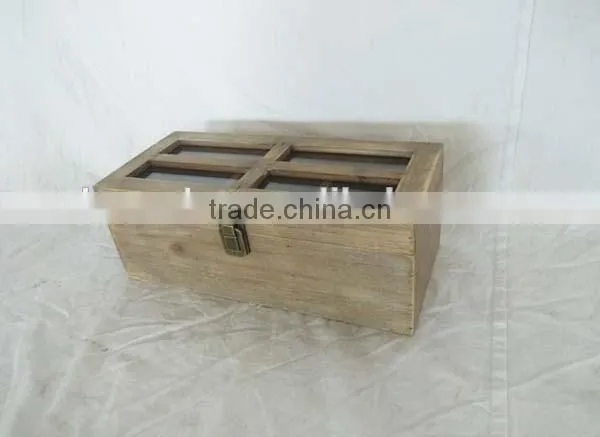 Cheap Wooden Box with Glass Top for Sale