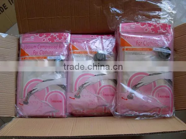 Factory Wholesale Clothes Bedding Organiser Vacuum Compressed Bags
