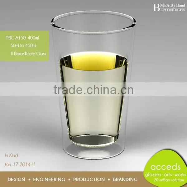 Wholesale Custom Glass Thermos Borosilicate Cup
