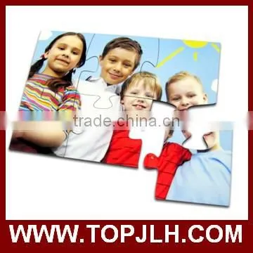 Topjlh 2017 Hot Blanks DIY wood Sublimation MDF Puzzle