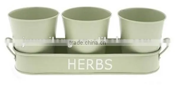 Home & garden flower plants metal square planter