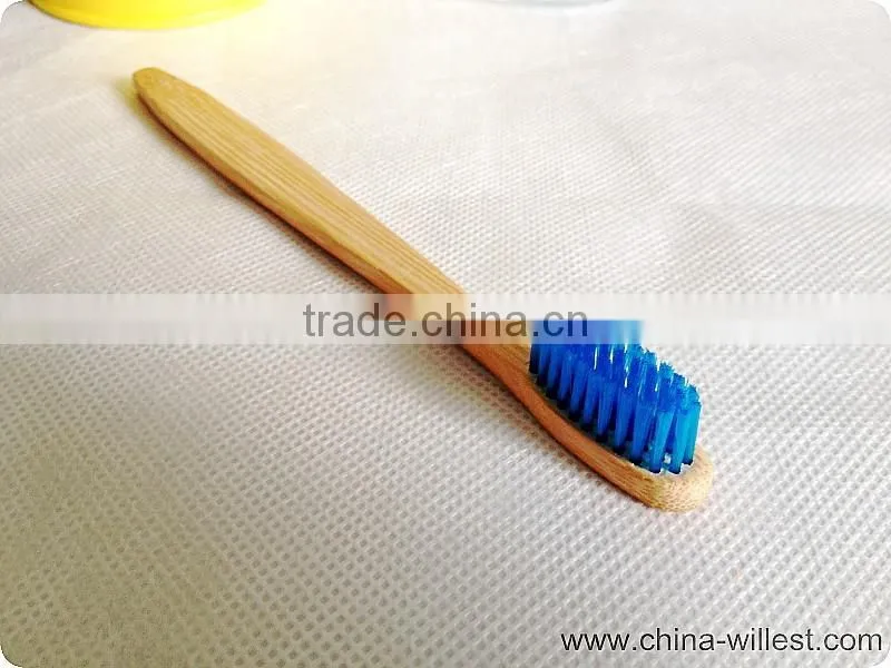 home use bamboo tooth brush, toothbrush with bamboo handle