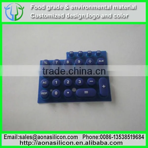Standard silicone rubber button keypad for wholesale