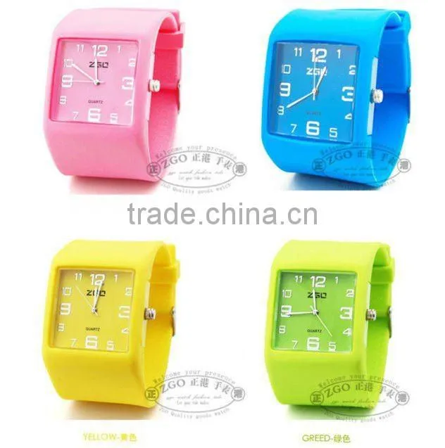 silicon watch for men with Japan movement 2013 wrist watch