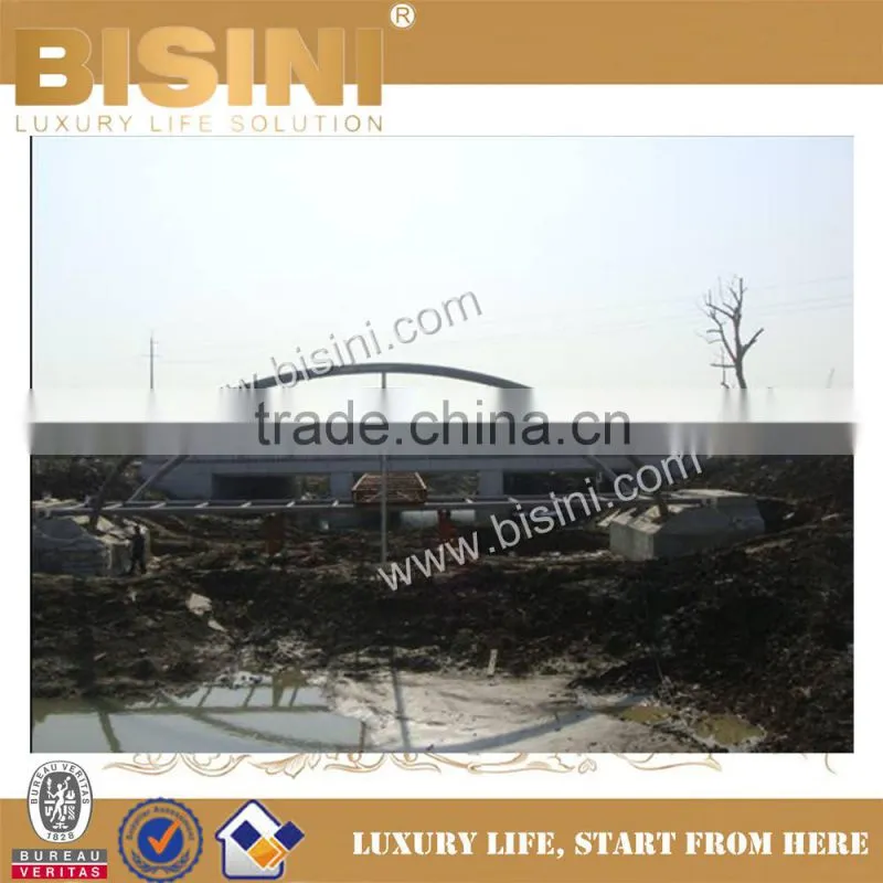 BISINI Professional Installation for Steel Structure Bridge, Design Construction Double Arc Steel Bridge (BF08-Y10045)