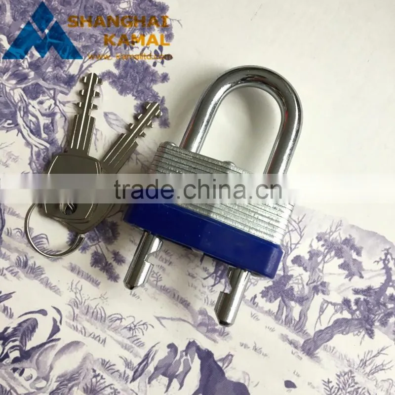 Adjustable and Removable Shackle steel laminated padlock, Long shackle locks