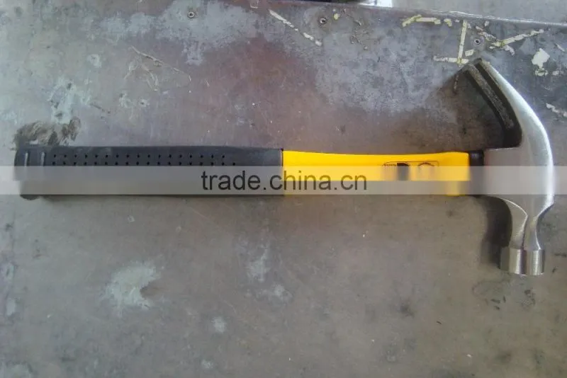 Heavy duty Forged carbon steel Claw Hammers with skidproof handle
