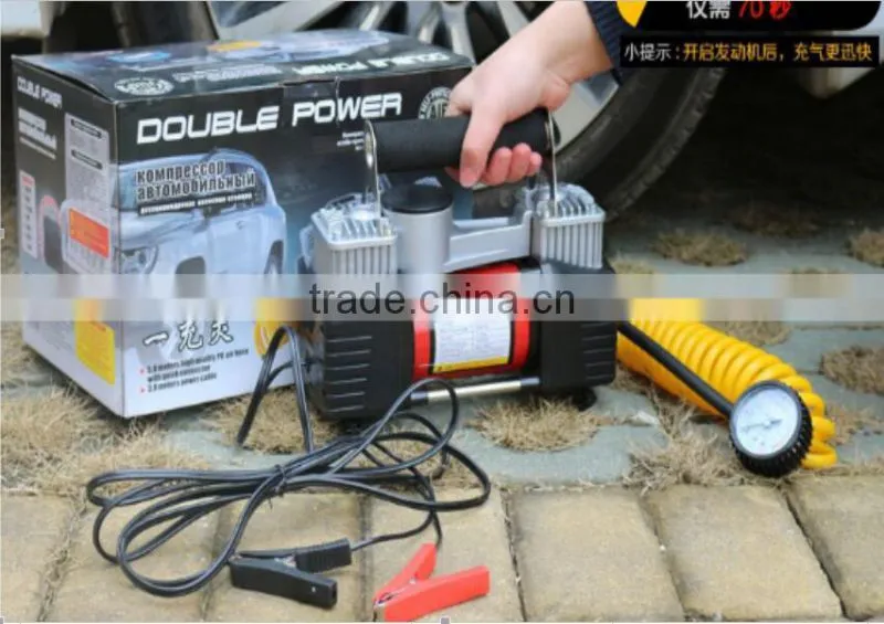 heavy duty car air compressor/12V air pump/tyre inflator
