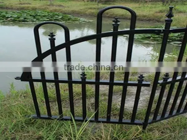 Aluminum Black Garden Fence,Black Outdoor Aluminum Fence