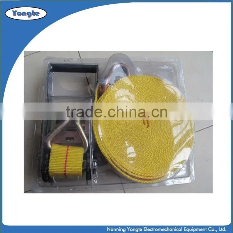 Heavy Duty cargo lashing belt /ratchet straps/ratchet tie down