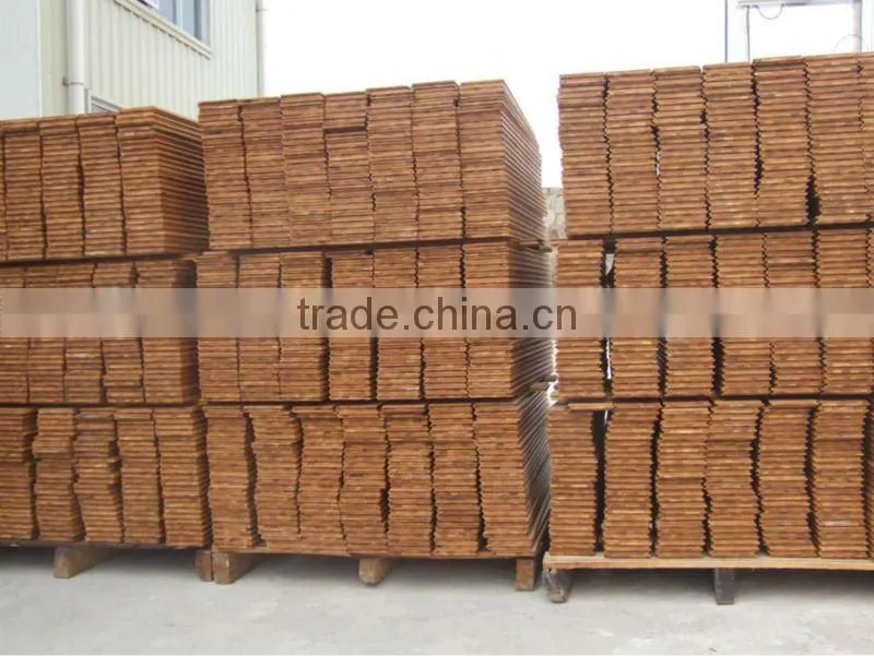 Carbonized Horizontal 2 Layers Matt Finish Bamboo Wall and Ceiling Panel With Durable Quality For Indoor Use