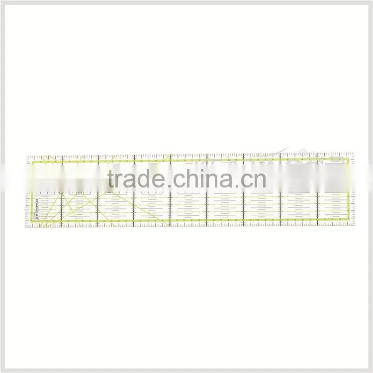 OEM Luxury quilting garment ruler, 24'' * 6'' acrylic Patchwork ruler for sewing quilting # KPR2406