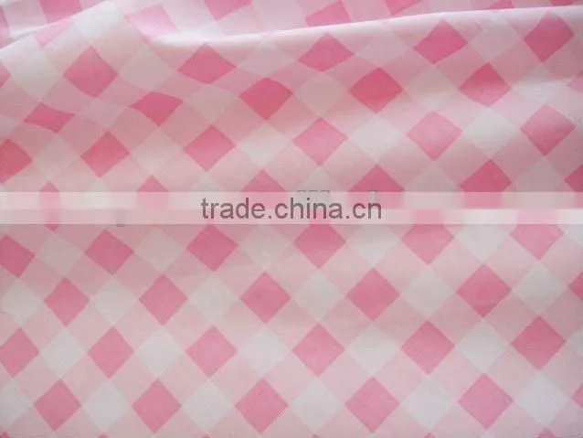 100% cotton yarn dyed gingham check for shirt