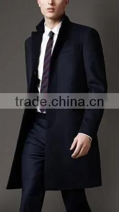 2014 Men Coat High Quality Wool Fabric