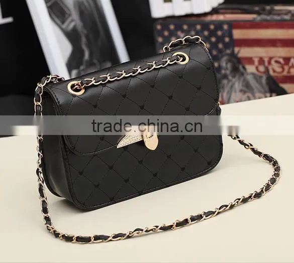 Korean Women Synthetic Leather Messenger Handbag Shoulder Bags Tote Purse SV003720#