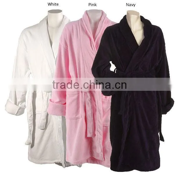 Factory Wholesale Custom Logo Cotton Terry Hotel Bathrobe