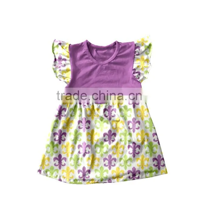 2017 baby girls new design tunic cotton dress kids dress whosale kids clothing shirt