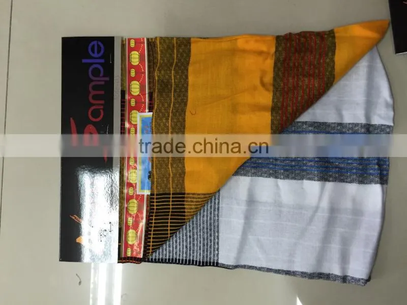 spun rayon printed