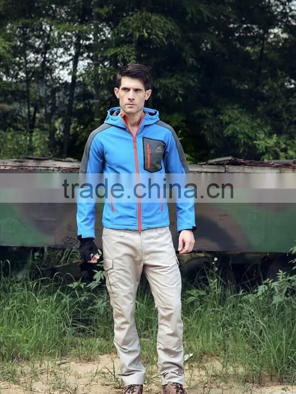 BSJ-002 Black Softshell Jacket,Non-Stick Outdoor Clothes,Windproof, Waterproof & breathable softshell jacket