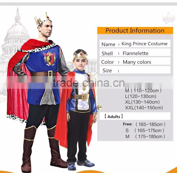 Sexy adults mens carnival costumes with long red cape