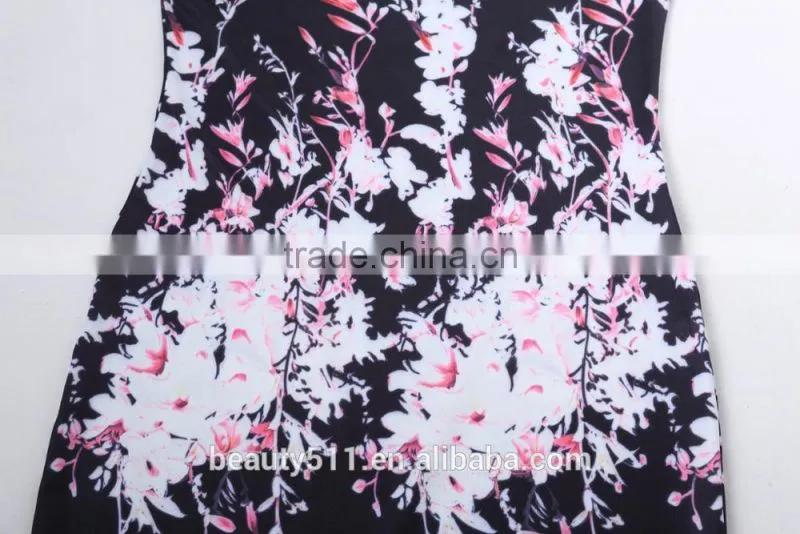 Contrast business woman dress formal ladies office wear dresses dress for party SD04