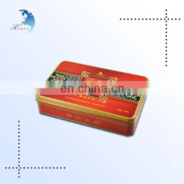 Factory Sale Custom Printed High Precision Metal Tin Box With Handle