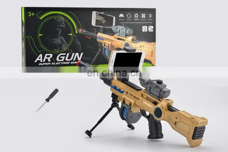 new design bluetooth AR gun with 44 games