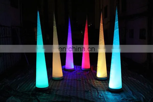 party inflatable led cone inflatable decoration cone for sale