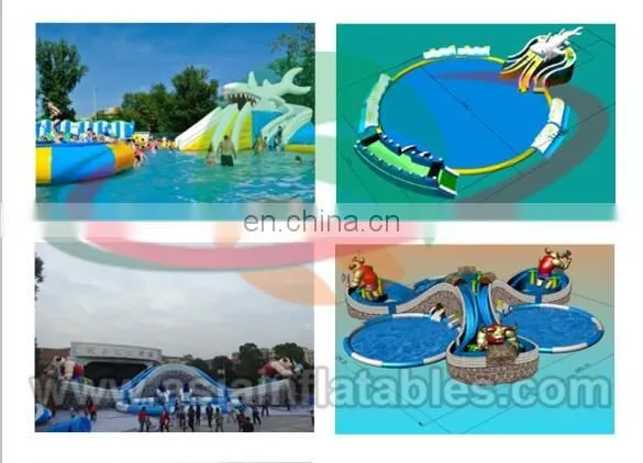 Inflatable Water Park, Inflatable Land Water Park For Sale, Inflatable Water Playground For Kids