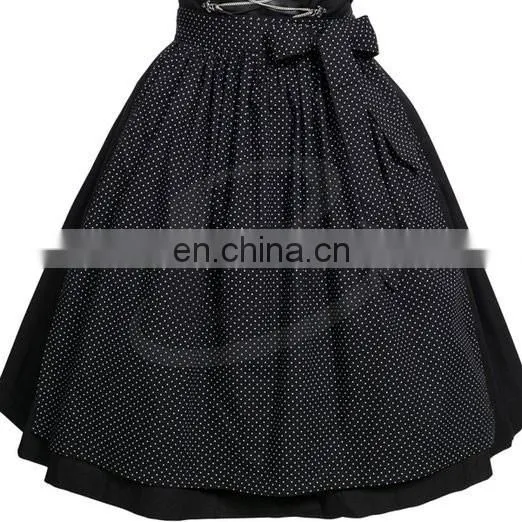 Black Classical Dirndl Trachten German Oktoberfest Bavarian Traditional Dirndl For Women (Traditional Bavaria Dirndls)