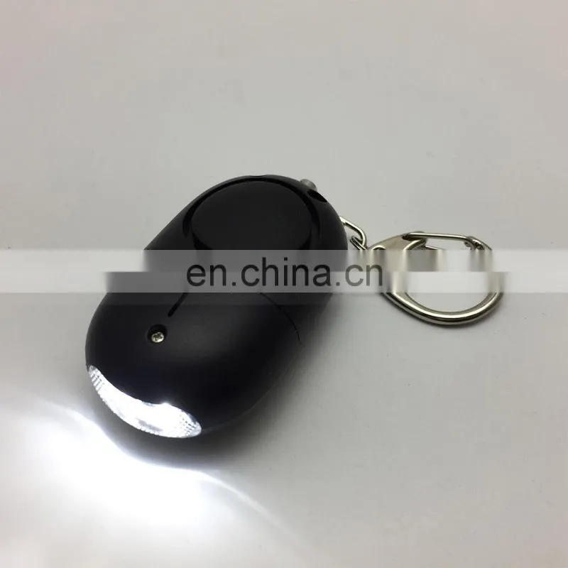 LED Light Emergency Panic Personal Alarms with Keychain