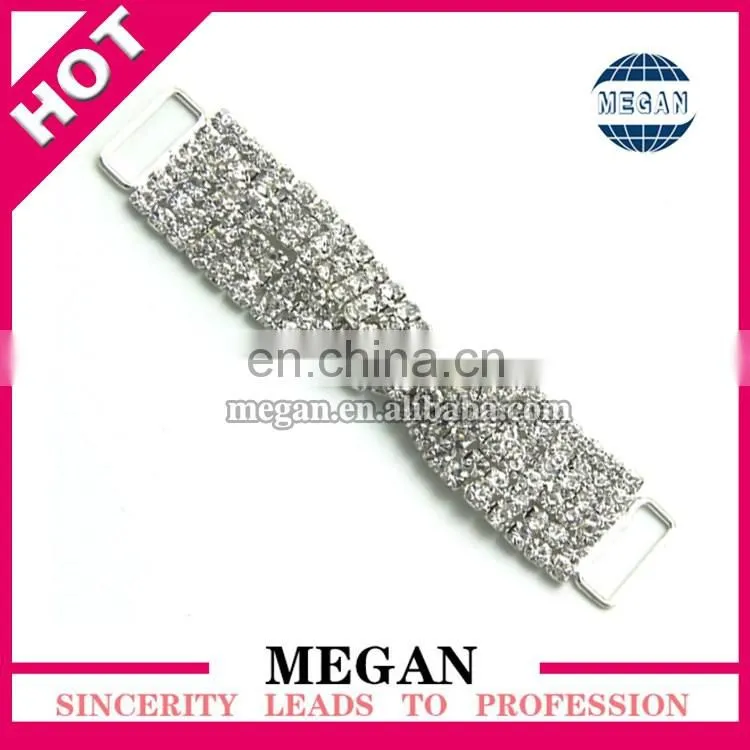Ladies crystal rhinestone bikini connector diamante connector for swimwear