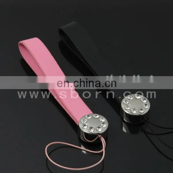 Solid color mobile phone strap