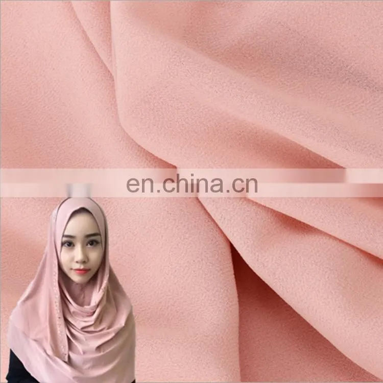 Good quality wholesale muslim chiffon scarf fabric women head scarf fabric