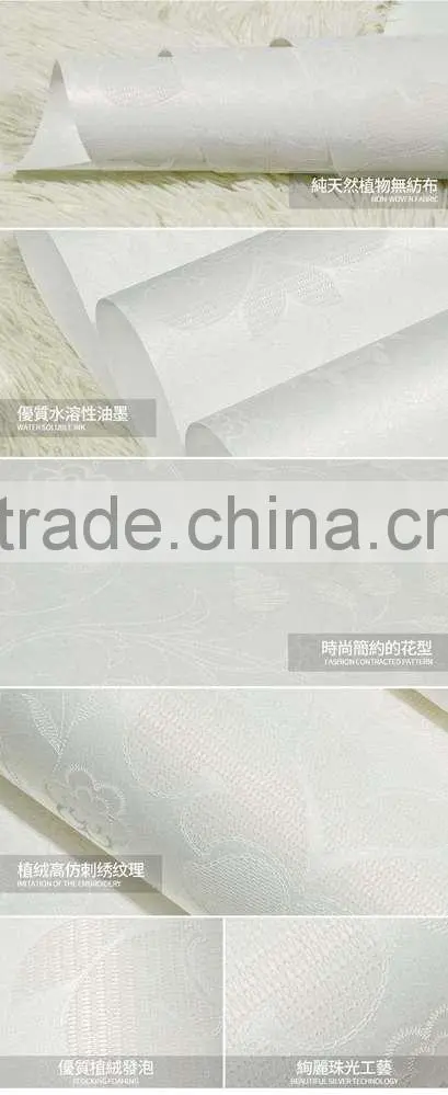 new design wall paper/home interior decoration wall paper