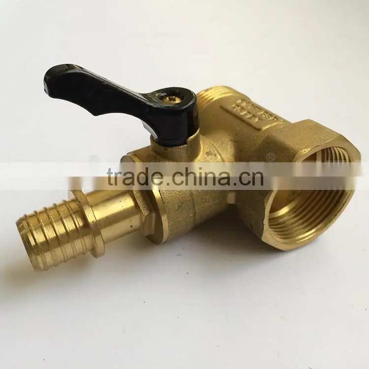 Free sample factory OEM Brazil style Aluminum Handle heating brass manifold with valve