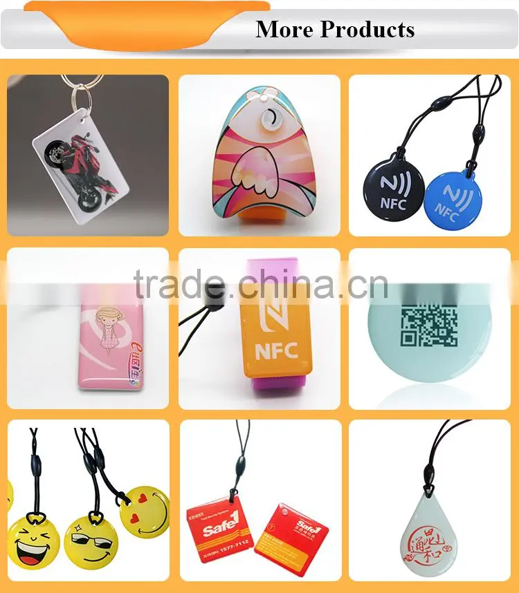Waterproof ABS T5577 Rfid Keyfob, T5577 Rfid Key Tag, Epoxy T5577 Key Tag