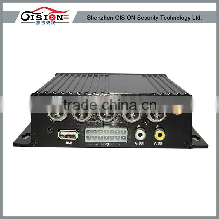 GPS MDVR ,H.264 4CH SD Card Mobile DVR ,Built-in G-Sensor ,DC8-36V